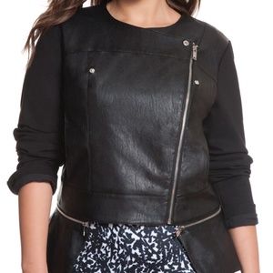 Eloquii Studio Zip Detail Moto Jacket